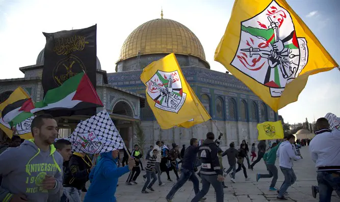 Terror flags on Temple Mount