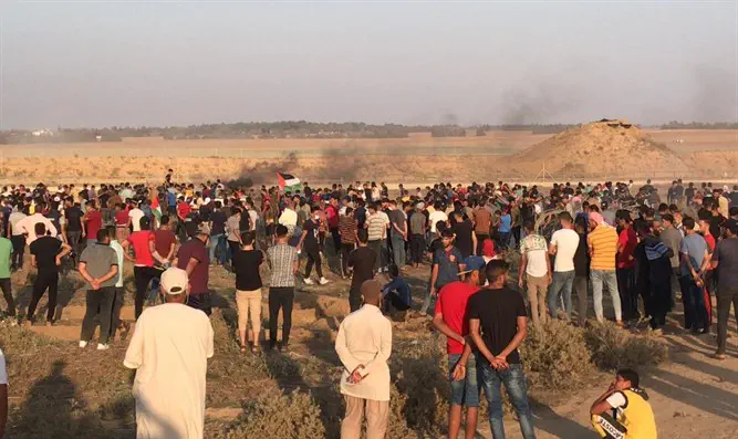 Riots near Gaza border