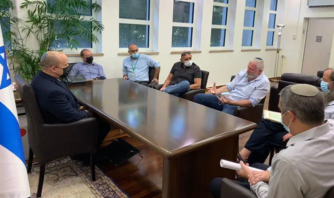 Bennett meets Yesha leaders last week