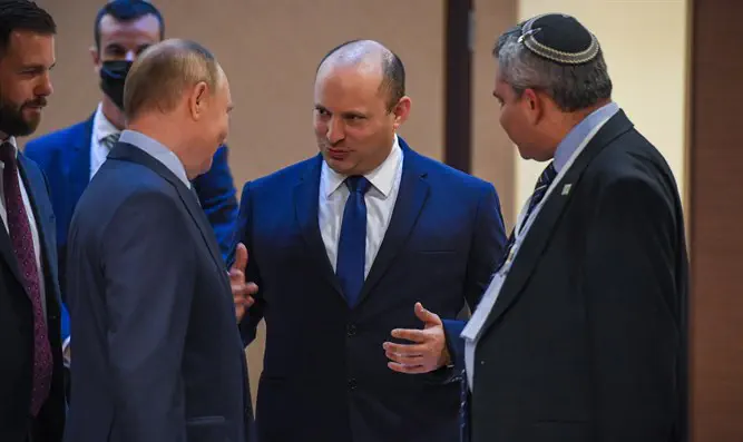 President Putin, PM Bennett and Minister Elkin