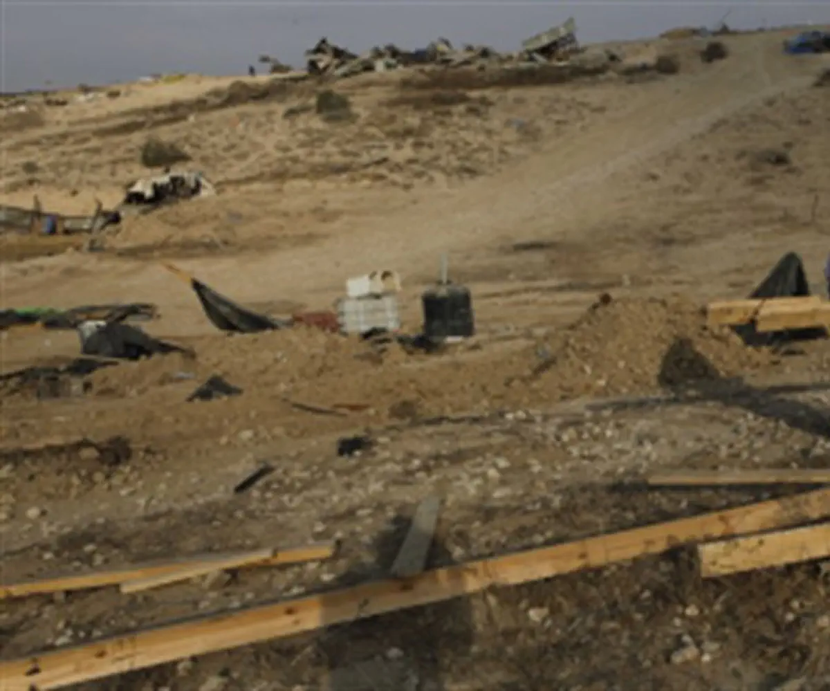 Illegal Bedouin construction