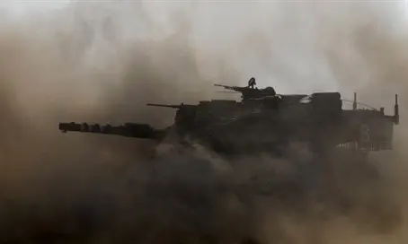 tank on fire commander shot dead video
