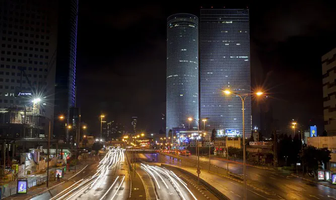 Tel Aviv's Azrieli towers