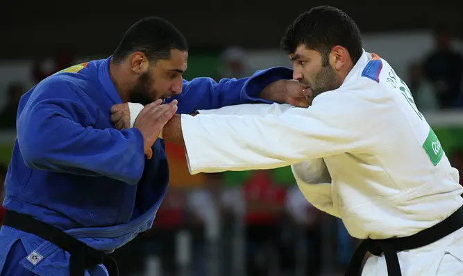 Islam el-Shahabi and Or Sasson at the 2016 Rio Olympics