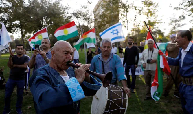 Kurdi Israelis rally for independent Kurdistan