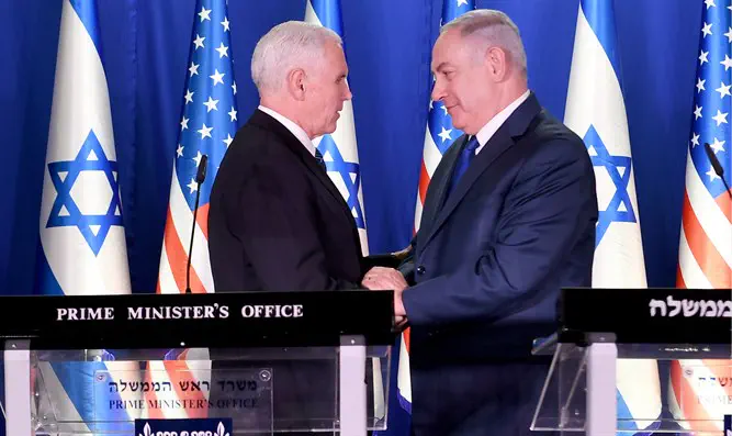 Pence and Netanyahu