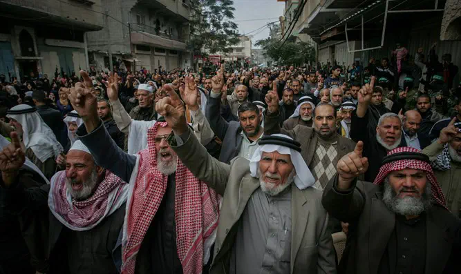 Hamas rally, Gaza