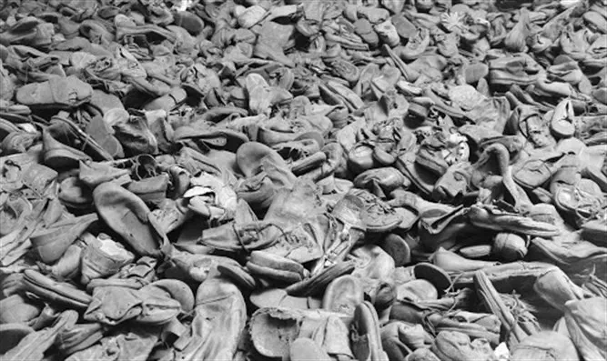 Shoes of deported in Auschwitz
