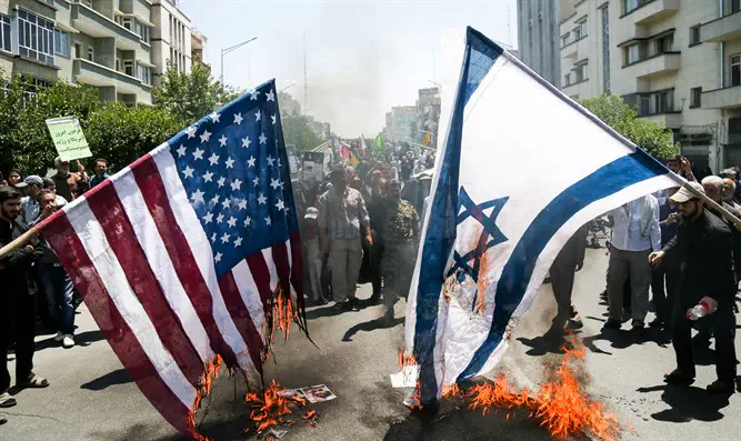 Iranian crowds chant 'Death to Israel' and 'Down with US' - Middle East - Israel National News