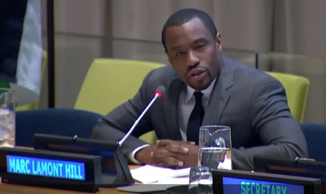 Marc Lamont Hill at United Nations