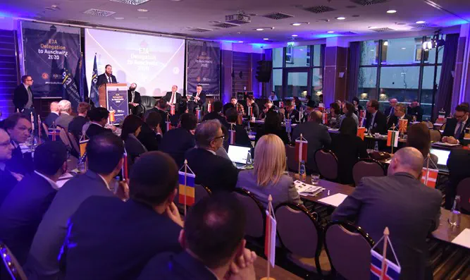 European and Jewish representatives attend Holocaust memorial event