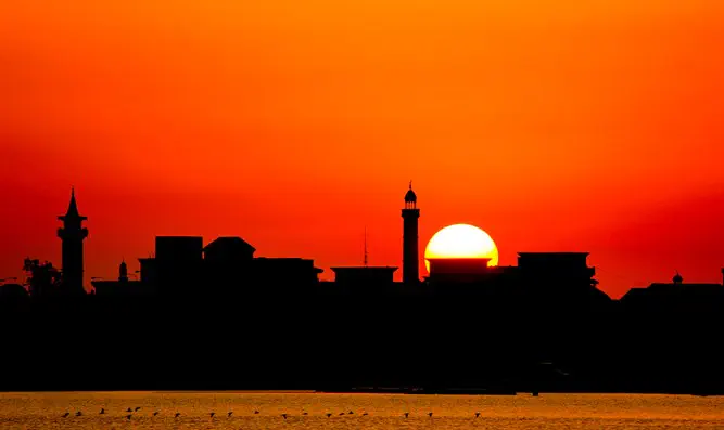 Sunset in Iran