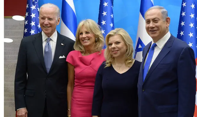 Joe and Jill Biden, Binyamin and Sarah Netanyahu